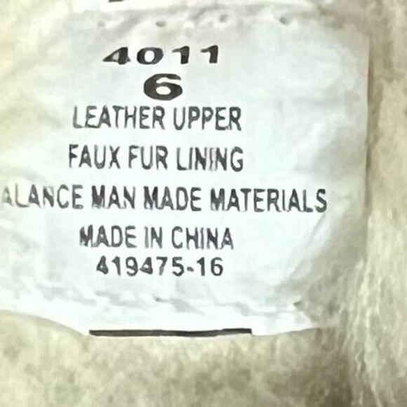 Minnetonka Trapper Women's Leather Fur Lined Moccasins Size 6 - Picture 6 of 12